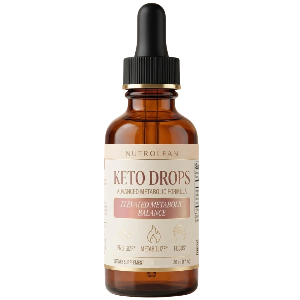 Eine Flasche Nutrolean Keto Drops