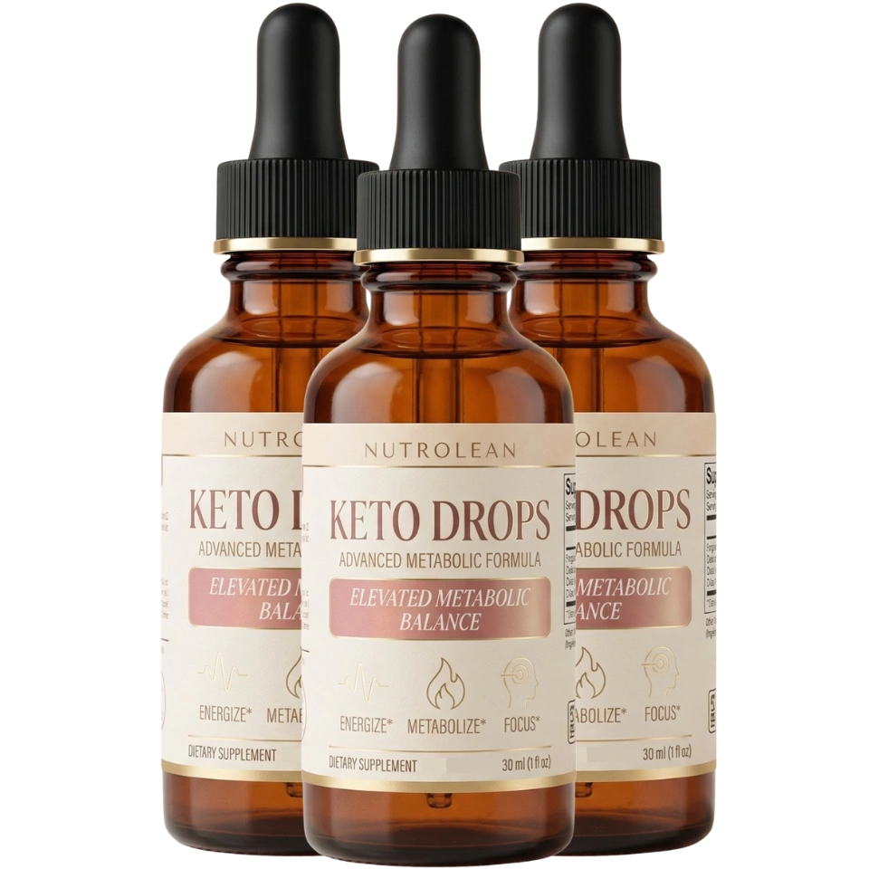 Drei Flaschen Nutrolean Keto Drops
